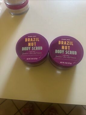 Brazil Nut Body Scrub - Pink TRADER JOES LOT OF 2